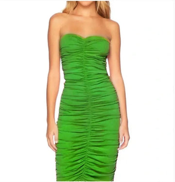 NWT Susana Monaco Tube Gathered Dress MSRP $248