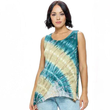 B 928. NWT Yak & Yeti Tie-Dye Tank Top - Size Small