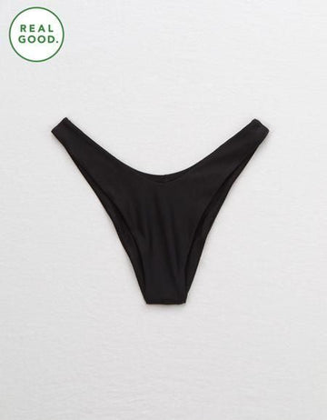 C 715. NWT Aerie Super High Cut Cheekiest Bikini Bottom - Size Medium